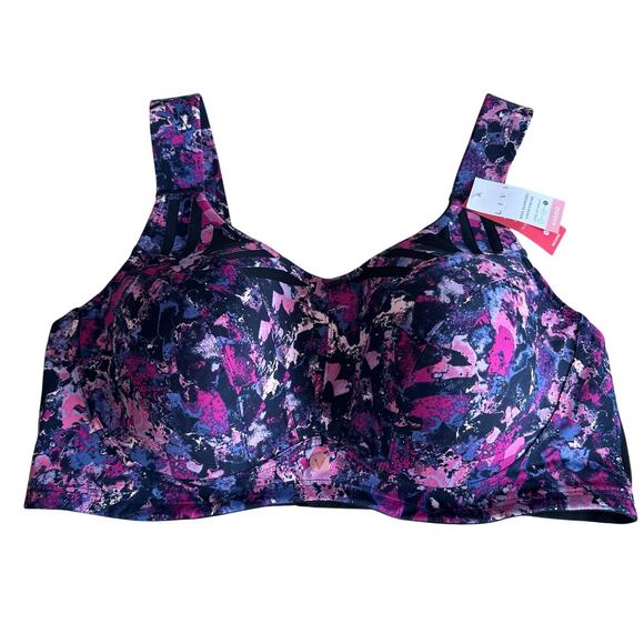 LIVI High-Impact Wicking Max Support Sports Bra 44DDD NEW - Picture 1 of 8